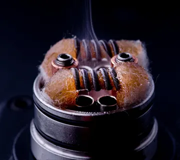 E-liquide au goût de brulé